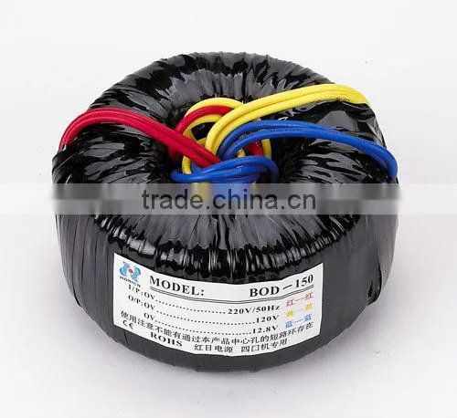 Manufacturing Toroidal transformer BOD-6000VA with CE ROHS certification 220VAC to 110VAC 24VAC