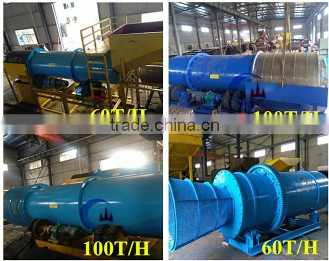 rotary scrubber washer diamond mining machine