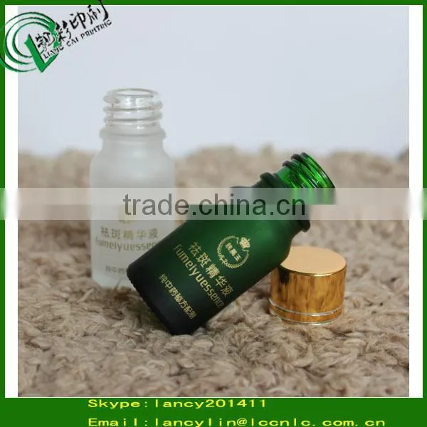 clear frosted glass bottle glass perfume bottle chlid-proof dropper glass bottle
