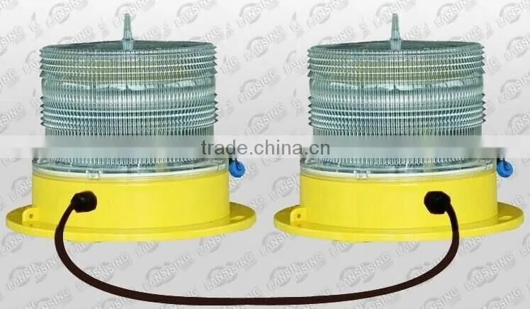 TY32D Double LED solar powered aircraft obstacle light/aviation warning light(Type B)