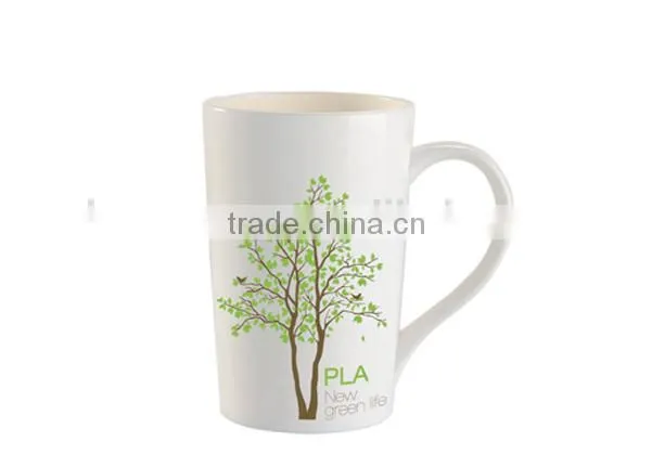 Eco-friendly & Biodegradable PLA Material drinking Cup with handle