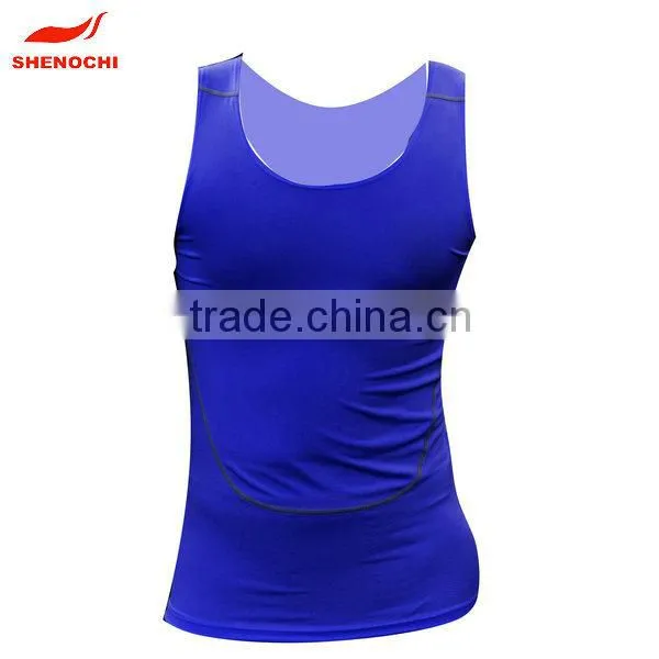 blue compression polyester polo wear
