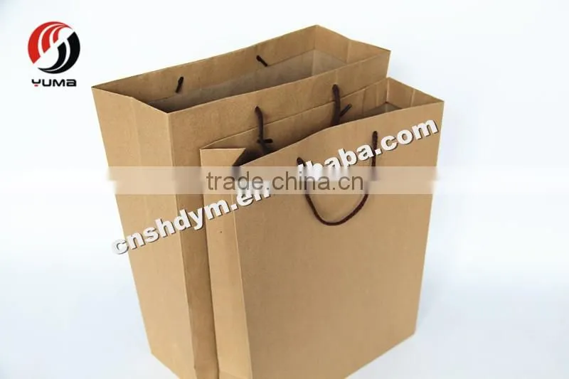 high quality recyclable custom printed kraft paper bag