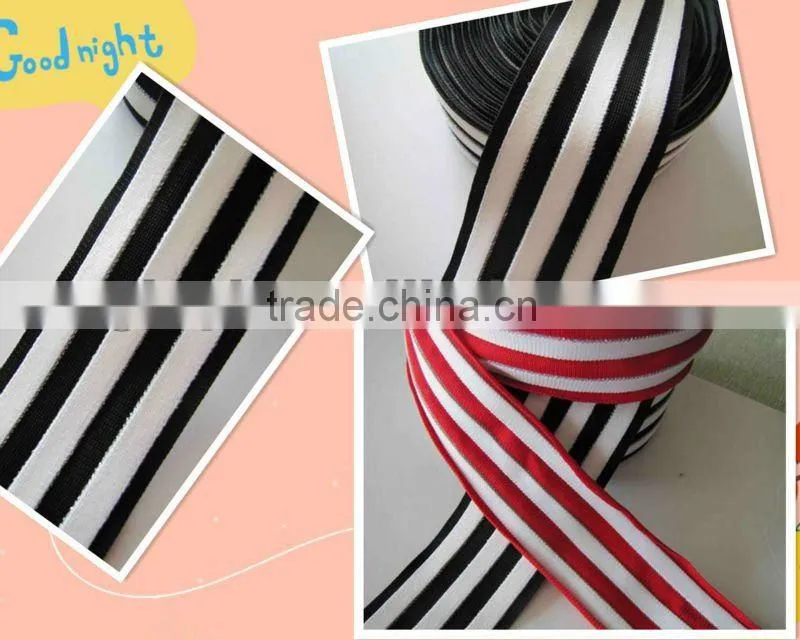 custom jacquard elastic waistband printed underwear elastic webbing