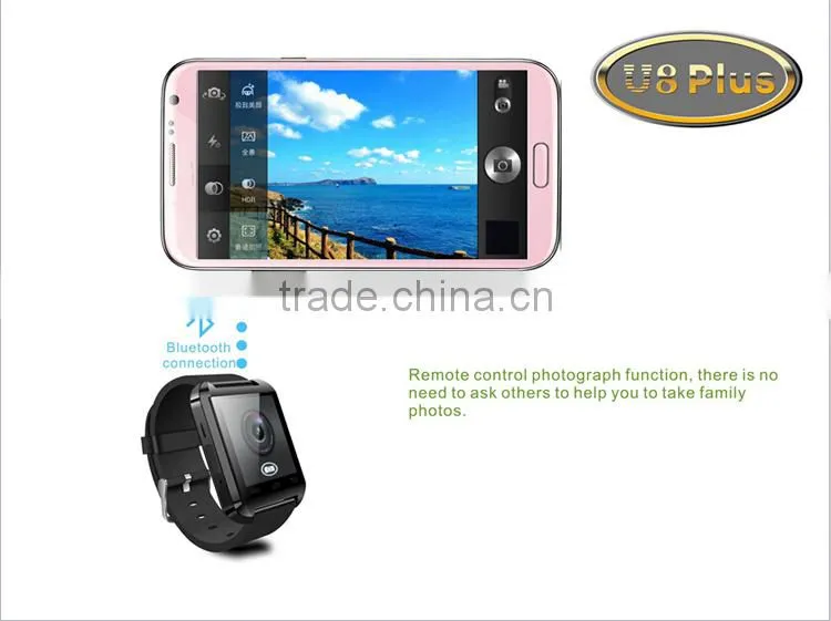 Original! For samsung galaxy gear smart watch bluetooth U watch U8 smart watch