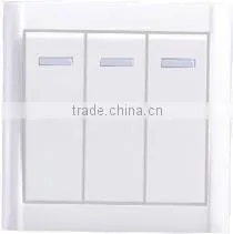 3 gang 1 way wall electrical rocker switch