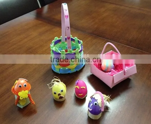 Food grade high quality colorful plastic Easter egg