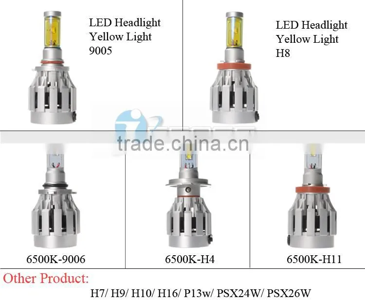 car accessory 30w golden headlight led car fog light