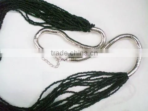 jewelry, glass mini beads handmade beads necklace