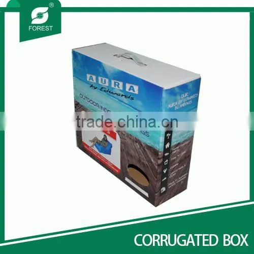 Corrugated paper box packaging box for life buoy