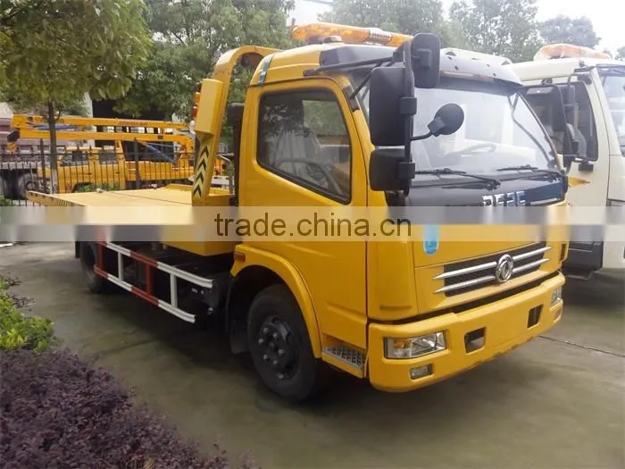 yellow color best-selling road tow truck for sale