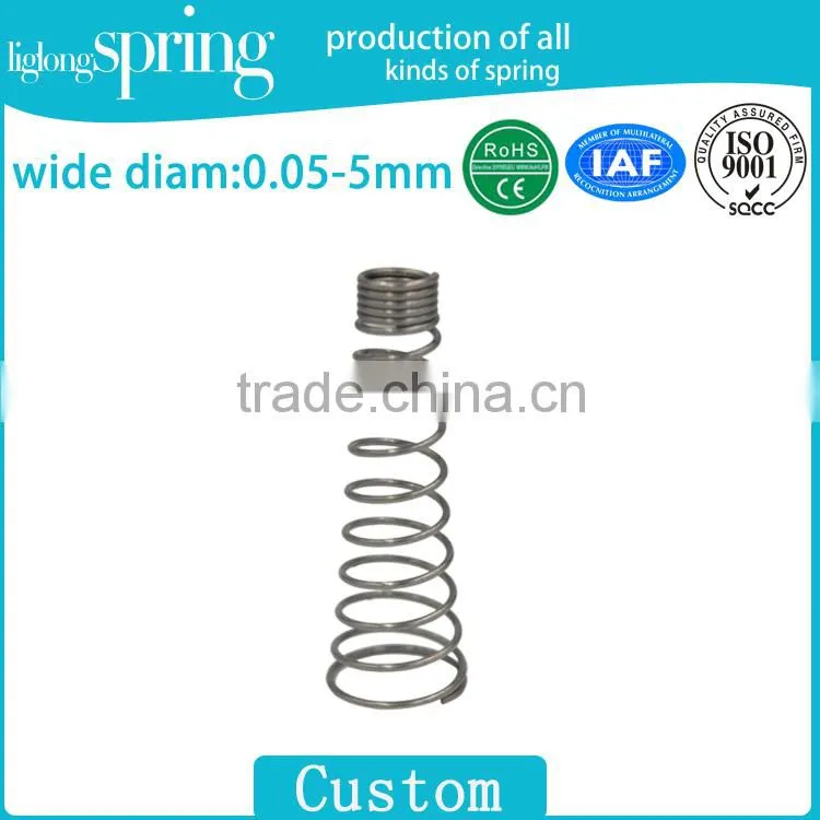Custom steel helical compression springs for various types