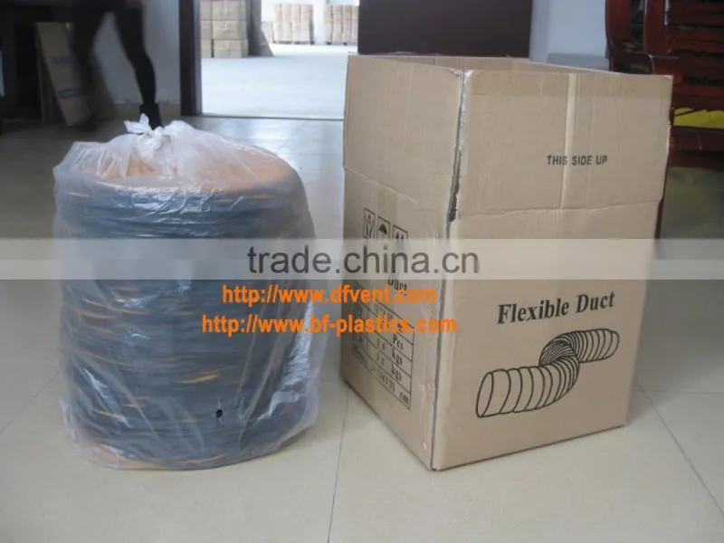 flexible clip strip heat resistant ducting