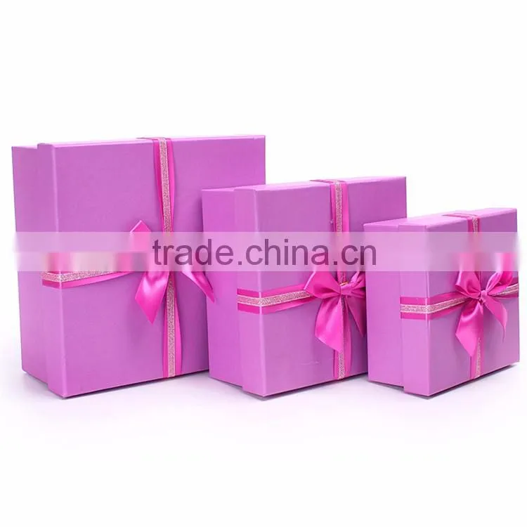 Custom printed glossy sweet gift box wedding