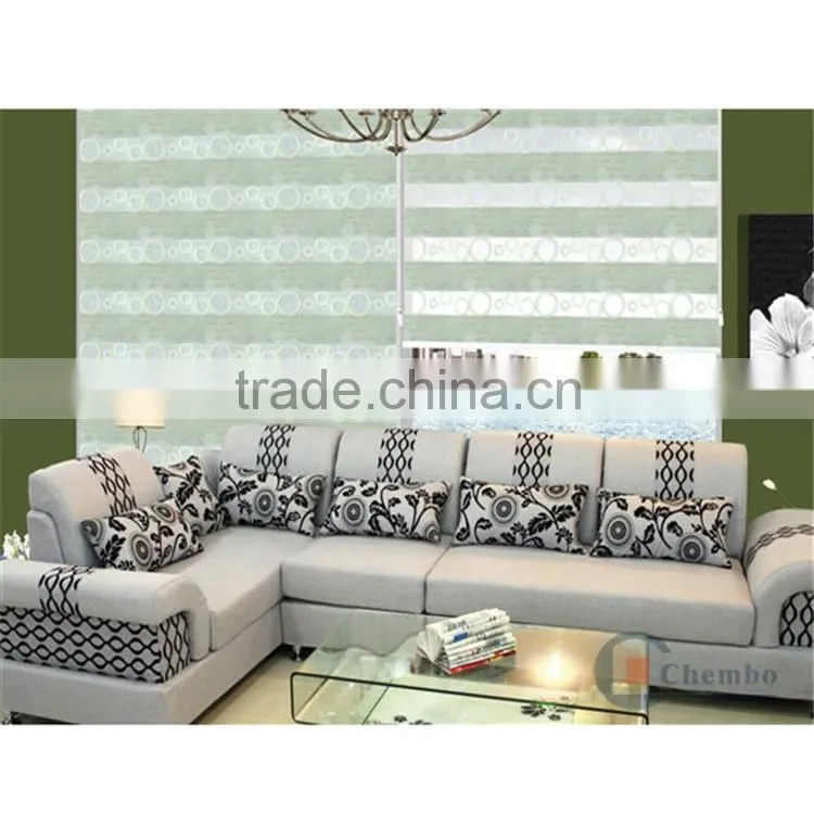 Wholesale fabric zebra blinds with metal roller blind bracket