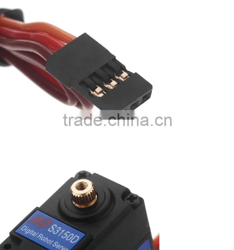 S3150D Servo Metal Gear High Torque Digital Waterproof Wingless Robot Servo Set for DIY Robot Part
