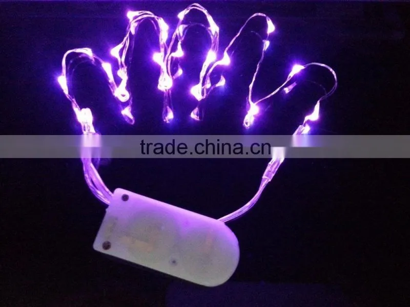 CR2032 Micro Silver LED Copper Wire 1M 20 leds string light