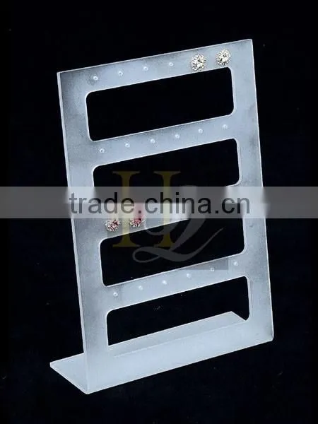 Heart shape Clear Acrylic Pendant Display Stands, Acrylic Earring Jewelry Displays