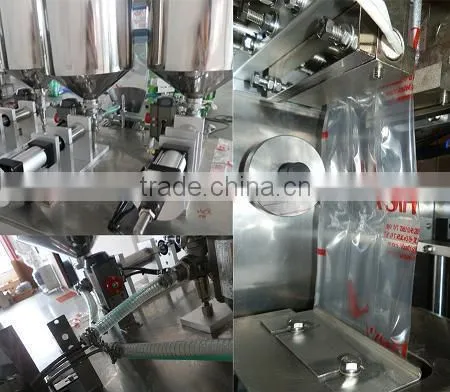 Automatic multi-lines sauce sachet filling packing machine