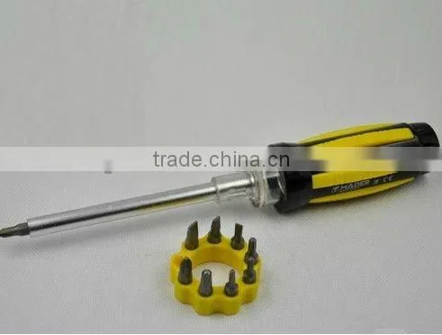 Screwdriver bits set with LED light