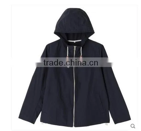 2015 Mens polyester/spandex rain jacket waterproof/breathable