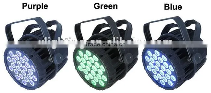 IP65 outdoor led par 64 RGBWAP 6IN1 24*18W led par light led