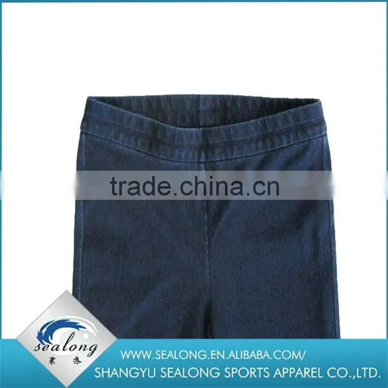 China wholesale Casual girl Knitted Jean Leggings for lady