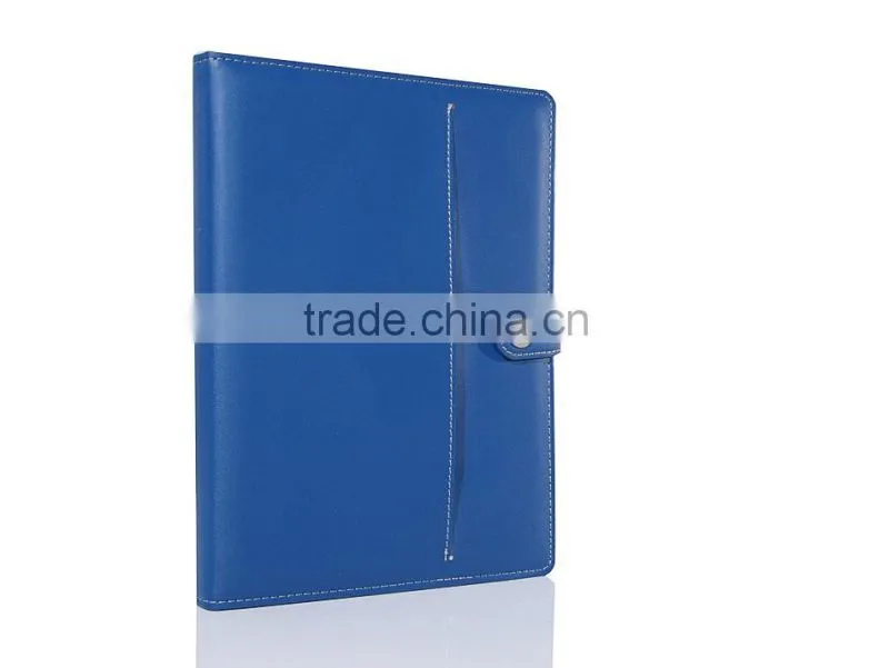 Promotional elegant pu leather notebook with card slot