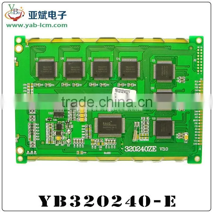 Industrial control panel 320X240 5.7 inch graphic lcd display