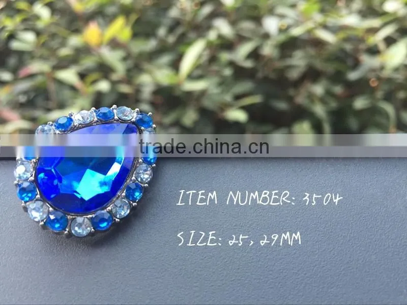 Acrylic Plastic rhinestone button sewing retail wholesale flower center cheap big colorful button shank etsy hotsale amazon