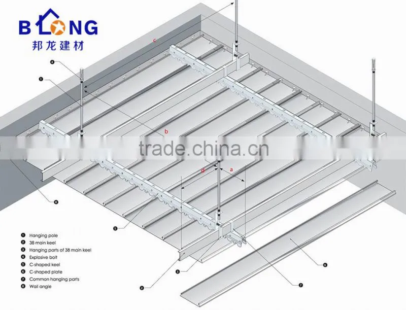 3003 aluminum strip ceiling