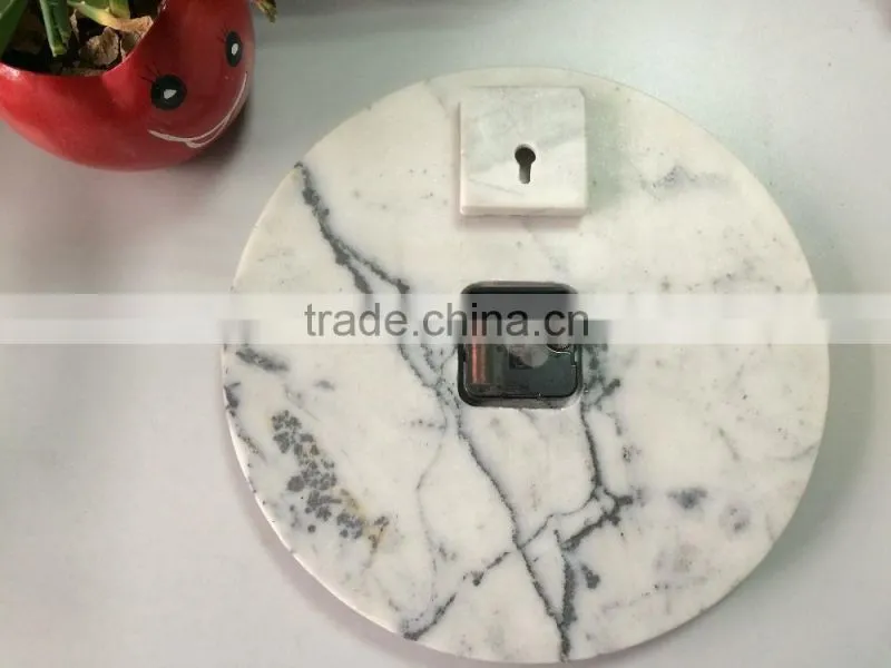 different stone decorative wall clock cover, clock face.