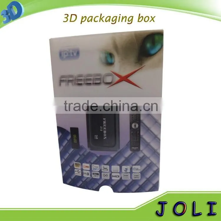 customized 3d lenticualar packaging box for electronics
