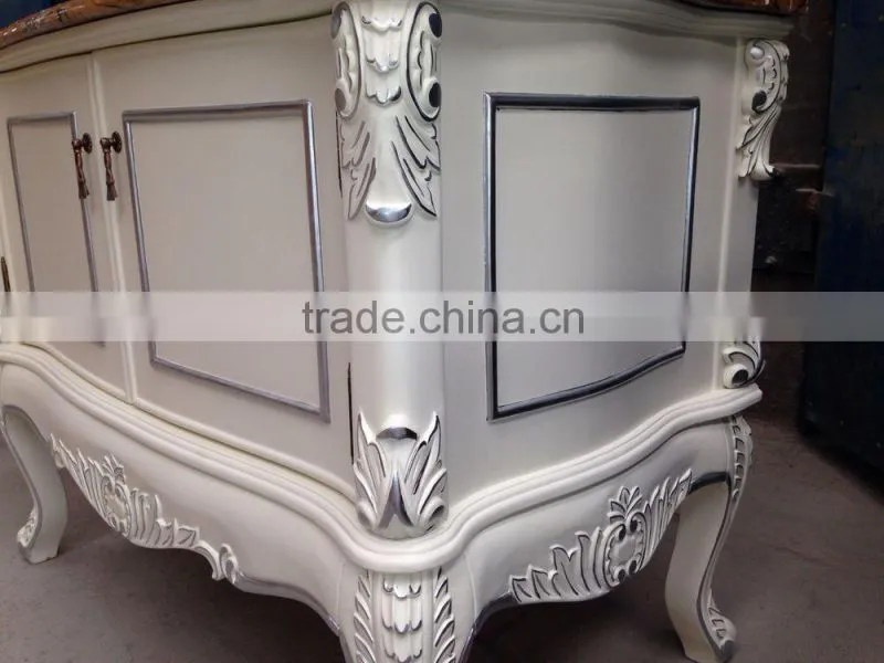 YO-BATH Wholesale Home Furniture Antique Bathroom Vanity Base Cabinet