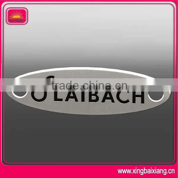 metal label with,metal label with logo,metal label for garment