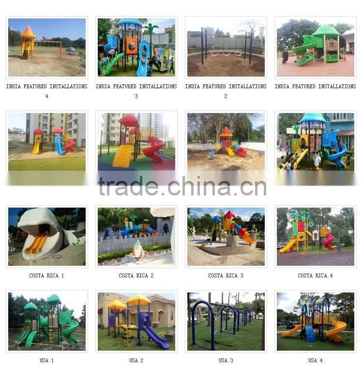 China Outdoor Plastic Playground Equipment