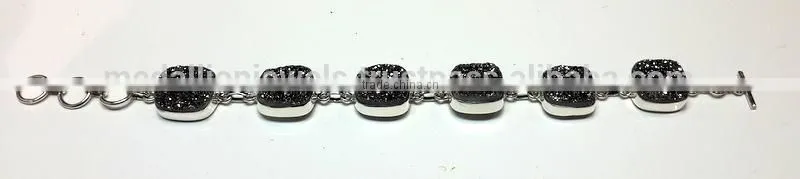 Sunstone 925 Silver Rough Bracelet, Designer 925 SemiPrecious Silver Bracelet, 925 Sterling Silver Designer Jewelry