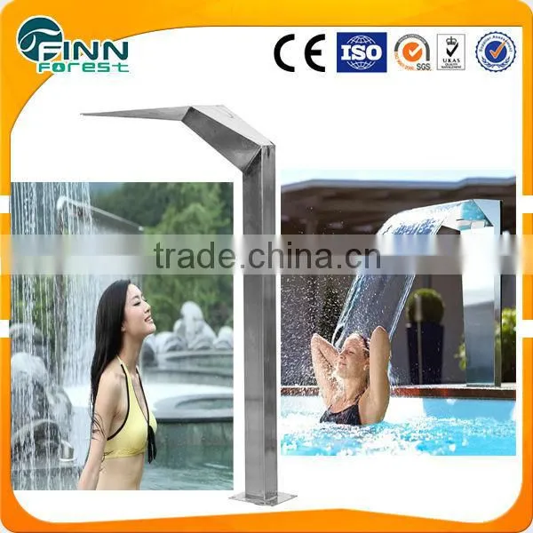 Arc hook spa pool stainless steel backyard waterfalls