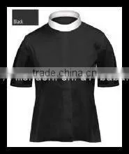 Clergy Shirt--Women's Short Sleeve Tab Clergy Shirt