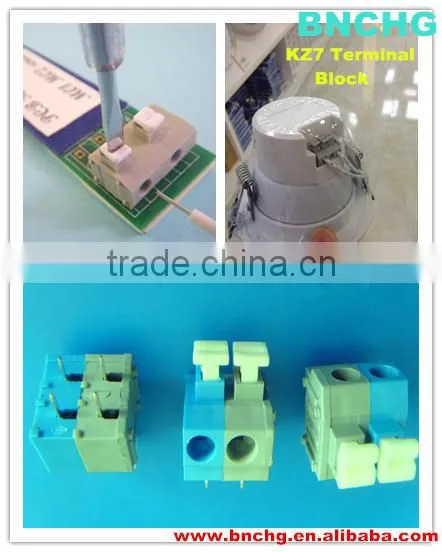 New Design PCB Terminal Connector for Electronic Ballasts no push button 5.0mm/7.5mm/10.0mm pitch