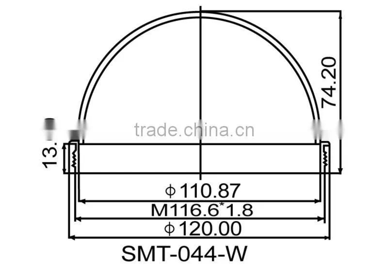 4.4-inch Optical bubble
