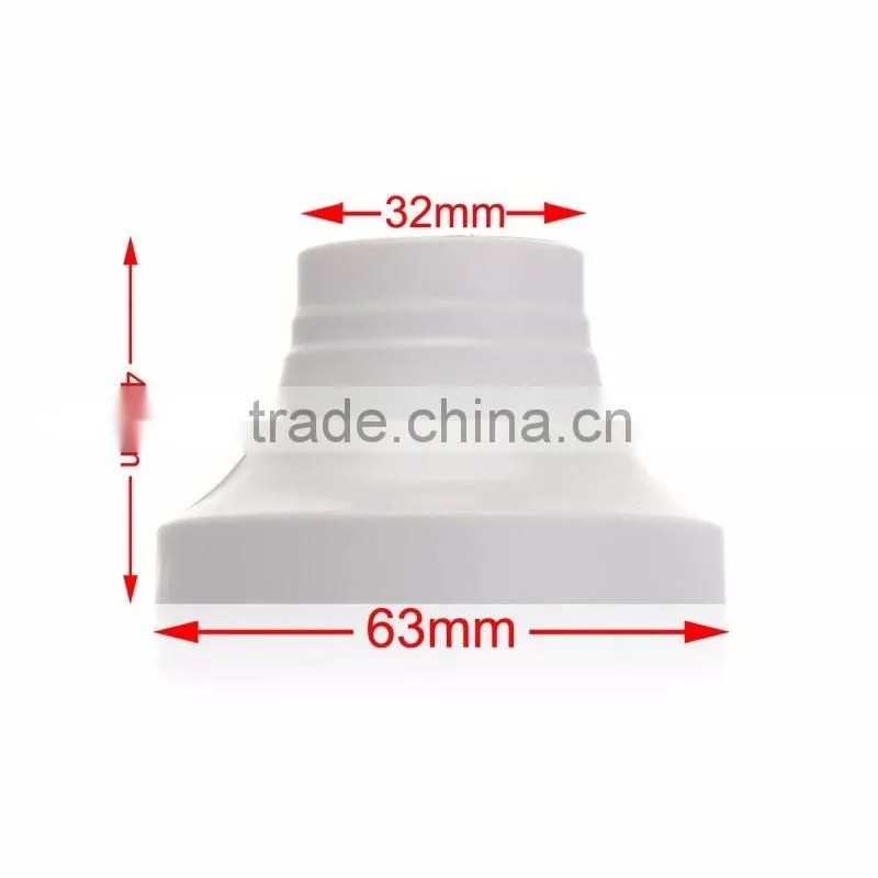 E27 Socket Lamp Base Holder Bulb Adapter Round Screw LED Light Fixing Fitting Socket Connector