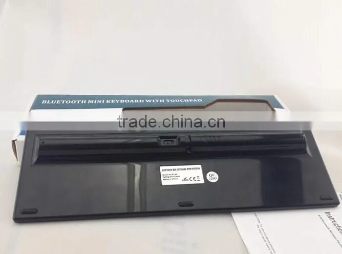 Super-thin BT8 Bluetooth 3.0V Wireless Keyboard with Touchpad for PC Cell Phone iPhone iPad