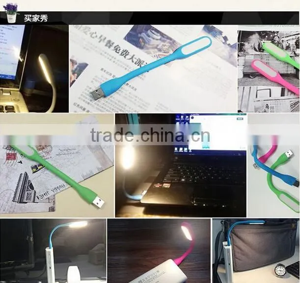 Wholesale Colorful Flexible Mini Portable USB Led Book Lamp
