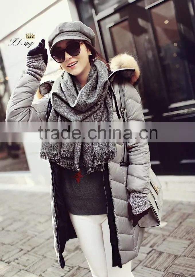 Factory direct wholesale price square raccoon fur collar /raccoon dog fur collar