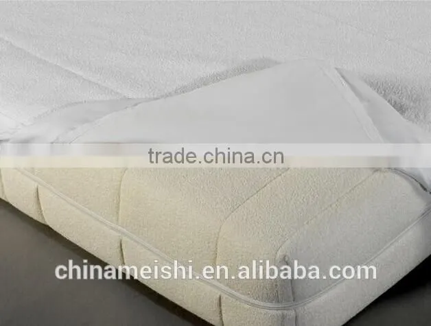 100% terry cotton waterproof mattress protector/mattress cover/mattress pad for hotel /home