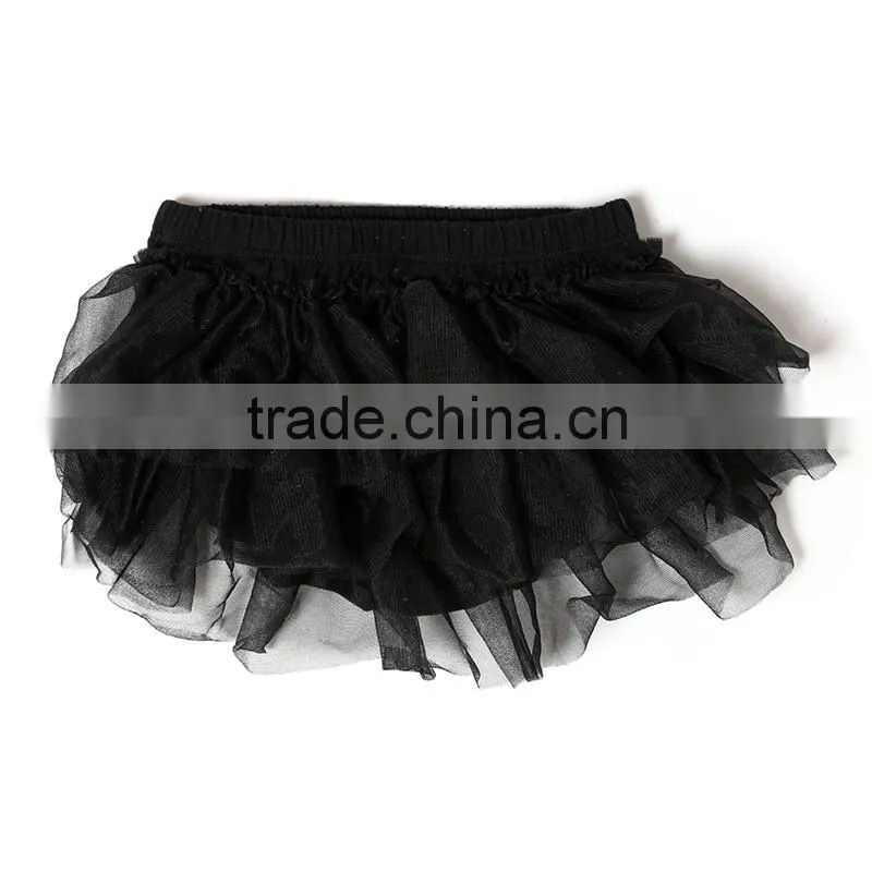 Multicolored new born soft grenadine sequin underwear new style cotton baby ruffle bloomers for kid