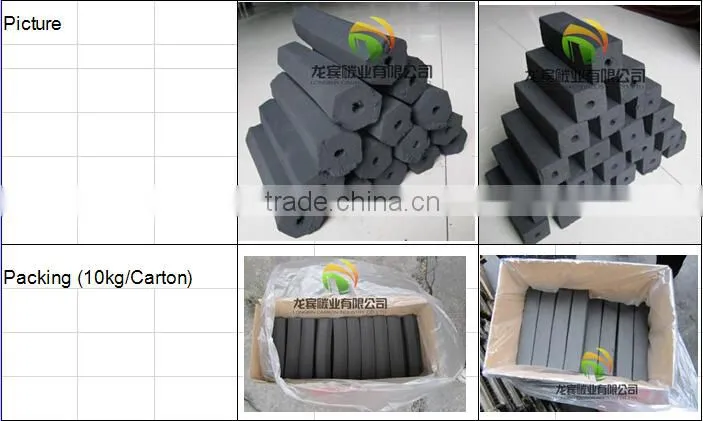 Domestic and industrial use square bamboo BBQ charcoal
