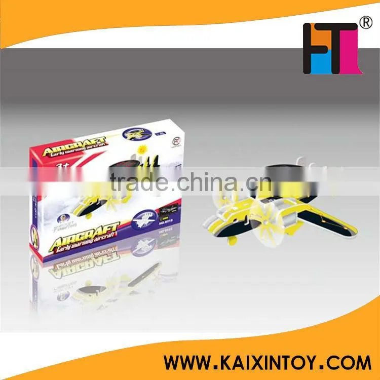 Promotion 3D Solar Power Aircraft DIY Intelligent Puzzle Toy EN71/ASTM/HR4040