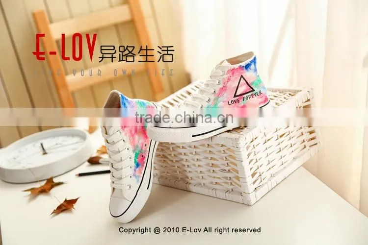 NO.Z108C Customized Fashional wholesale comfortable fancy stylish new design canvas high top sneakers shoes 2016